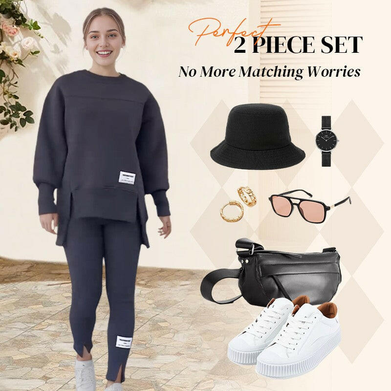 🍂Autumn Promotion 40%💕Women's Casual Sweatshirt Leggings Set