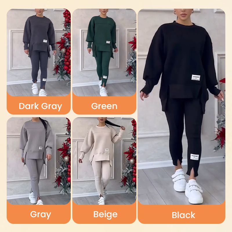 🍂Autumn Promotion 40%💕Women's Casual Sweatshirt Leggings Set