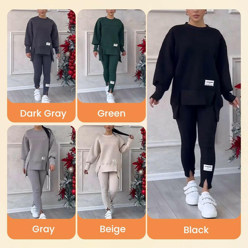 🍂Autumn Promotion 40%💕Women's Casual Sweatshirt Leggings Set