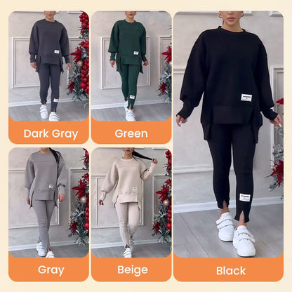 🍂Autumn Promotion 40%💕Women's Casual Sweatshirt Leggings Set