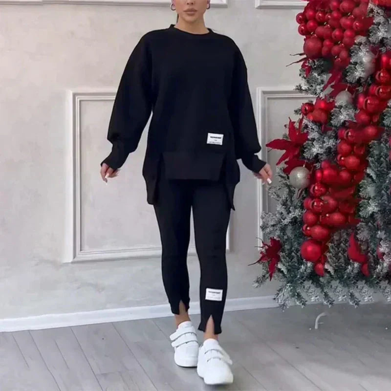 🍂Autumn Promotion 40%💕Women's Casual Sweatshirt Leggings Set