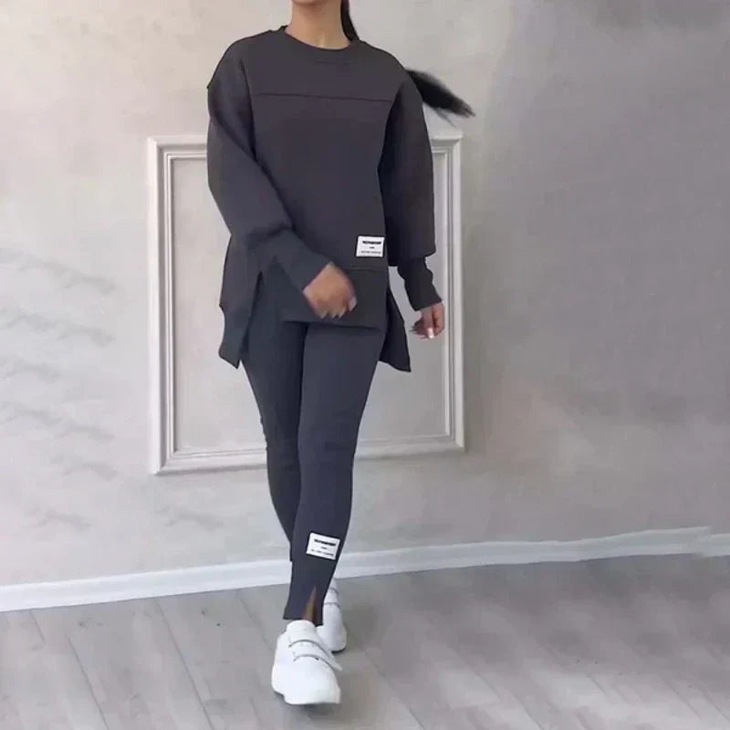 🍂Autumn Promotion 40%💕Women's Casual Sweatshirt Leggings Set