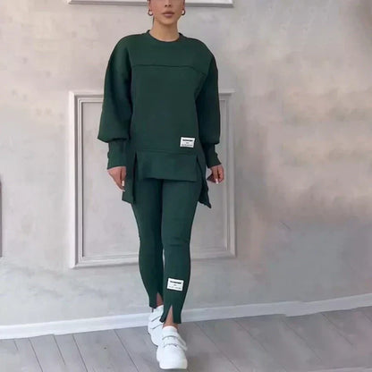 🍂Autumn Promotion 40%💕Women's Casual Sweatshirt Leggings Set