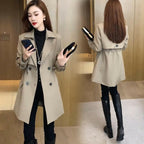 🍂Autumn Promotion 50%💕Comfortable Waisted Lapel Trench Coat