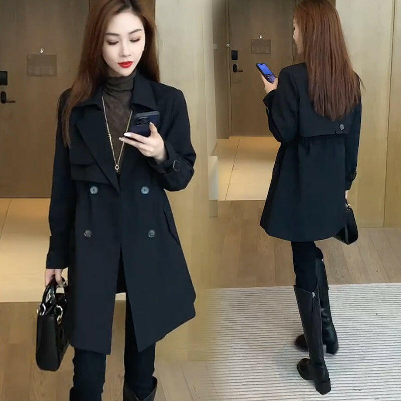 🍂Autumn Promotion 50%💕Comfortable Waisted Lapel Trench Coat