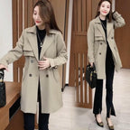 🍂Autumn Promotion 50%💕Comfortable Waisted Lapel Trench Coat