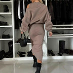 💃HOT SALE 49% OFF🍂Women's Sweatshirt & Sleeveless Dress 2-Piece Set