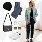 🎁 Hot Sale 40% OFF 🔥2025 New Women's Knit Patchwork Puffy Jacket