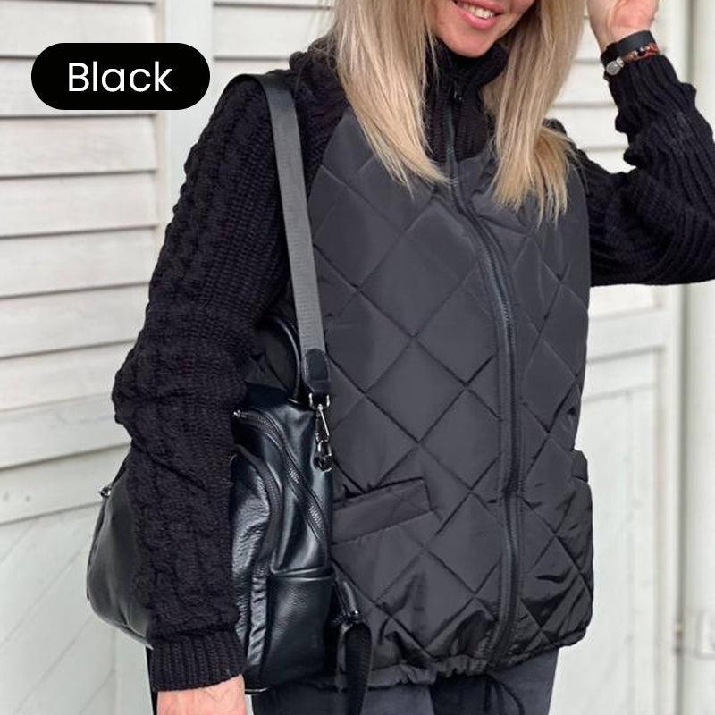🎁 Hot Sale 40% OFF 🔥2025 New Women's Knit Patchwork Puffy Jacket
