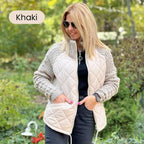🎁 Hot Sale 40% OFF 🔥2025 New Women's Knit Patchwork Puffy Jacket