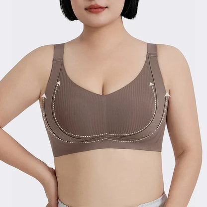 Women's Full Coverage Seamless Wide-Strap Bra