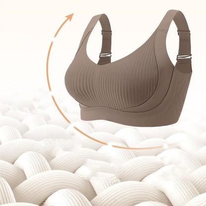 Women's Full Coverage Seamless Wide-Strap Bra