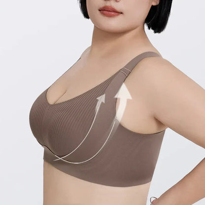 Women's Full Coverage Seamless Wide-Strap Bra