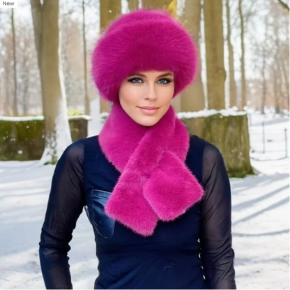 ❄️Winter Specials❄️ Winter Plush Thickened Scarf and Hat Warm Set
