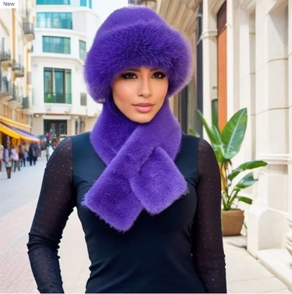 ❄️Winter Specials❄️ Winter Plush Thickened Scarf and Hat Warm Set