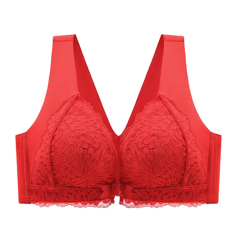 💥New Year Hot Sale 50% OFF💥Front-Clasp Lace Bra with Lift and Anti-Sagging Design