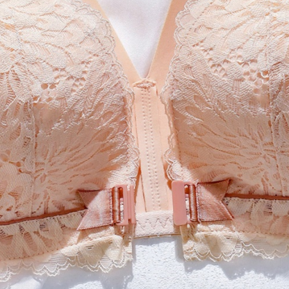 💥New Year Hot Sale 50% OFF💥Front-Clasp Lace Bra with Lift and Anti-Sagging Design