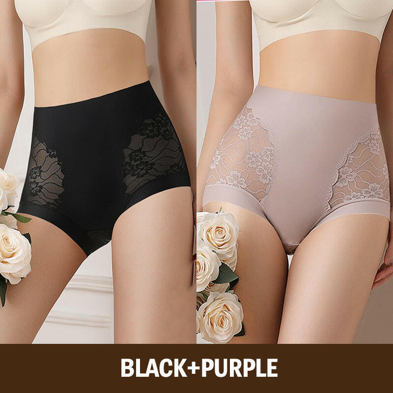 🎀50%OFF  Sale🎀Women’s High-Waist Lace Seamless Stretch Silky Underwear