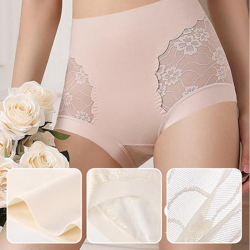 🎀50%OFF New Year Sale🎀Women’s High-Waist Lace Seamless Stretch Silky Underwear