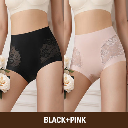 🎀50%OFF New Year Sale🎀Women’s High-Waist Lace Seamless Stretch Silky Underwear