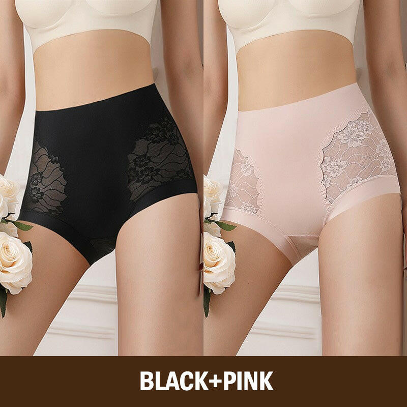 🎀50%OFF  Sale🎀Women’s High-Waist Lace Seamless Stretch Silky Underwear