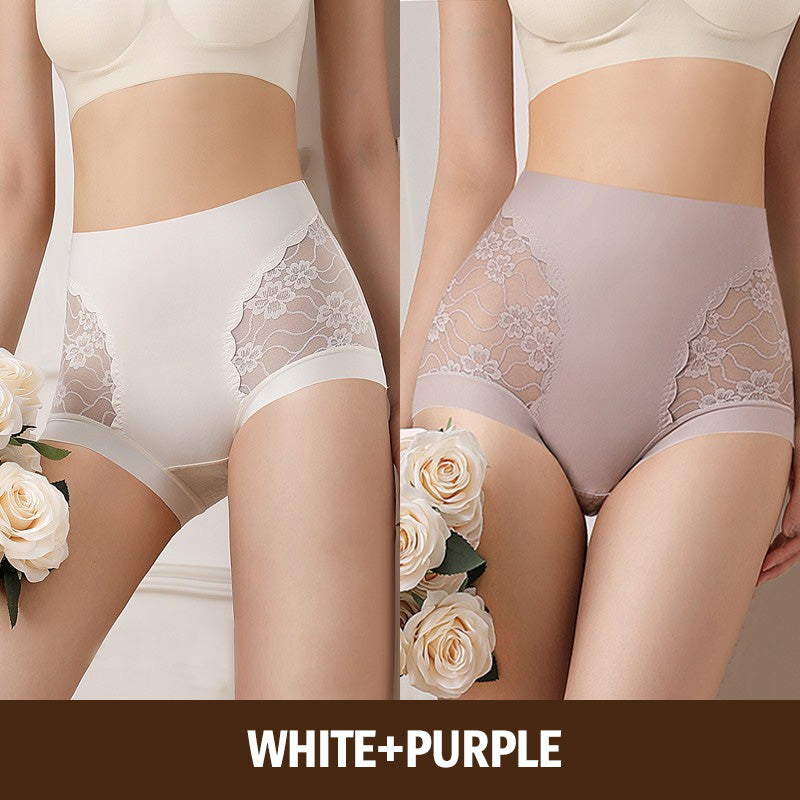 🎀50%OFF New Year Sale🎀Women’s High-Waist Lace Seamless Stretch Silky Underwear