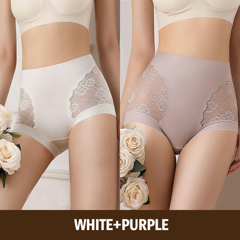 🎀50%OFF  Sale🎀Women’s High-Waist Lace Seamless Stretch Silky Underwear