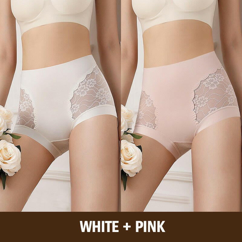 🎀50%OFF  Sale🎀Women’s High-Waist Lace Seamless Stretch Silky Underwear