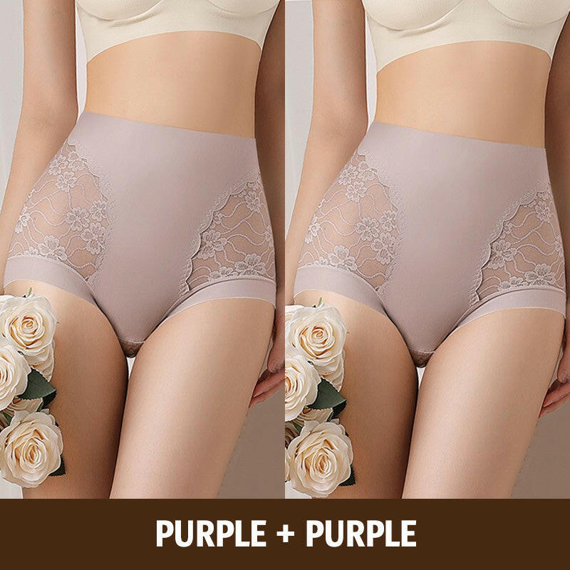 🎀50%OFF  Sale🎀Women’s High-Waist Lace Seamless Stretch Silky Underwear