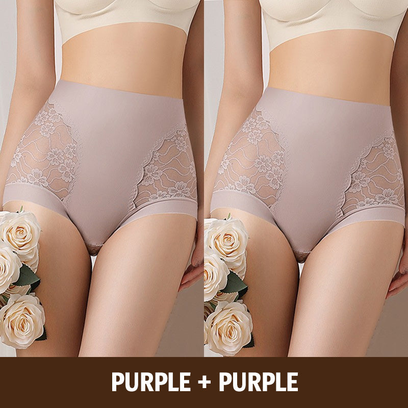 🎀50%OFF New Year Sale🎀Women’s High-Waist Lace Seamless Stretch Silky Underwear