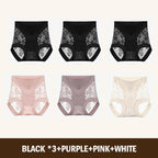 🎀50%OFF  Sale🎀Women’s High-Waist Lace Seamless Stretch Silky Underwear