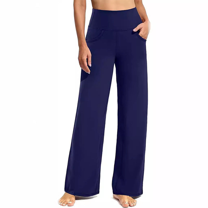 🎉2025 New Arrival💓Women's Wide-Leg Stretch Yoga Lounge Pants with Pockets