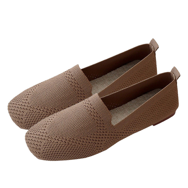 Women's Knitted Soft-soled Casual Shoes