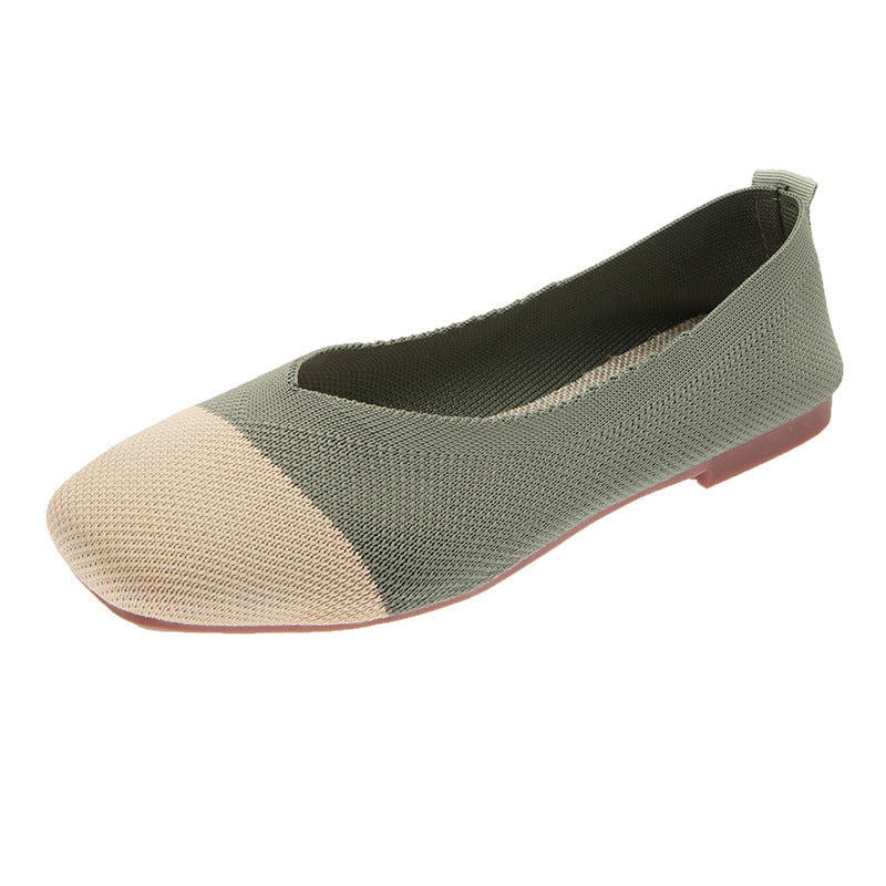 Women's Knitted Soft-soled Casual Shoes