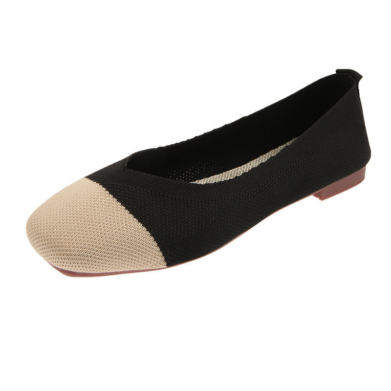 Women's Knitted Soft-soled Casual Shoes