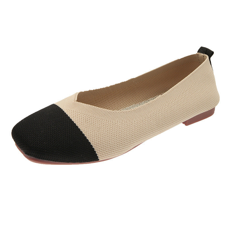 Women's Knitted Soft-soled Casual Shoes