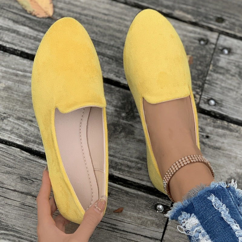 Women's Casual Solid Color Flat Shoes