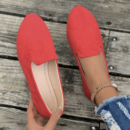 Women's Casual Solid Color Flat Shoes