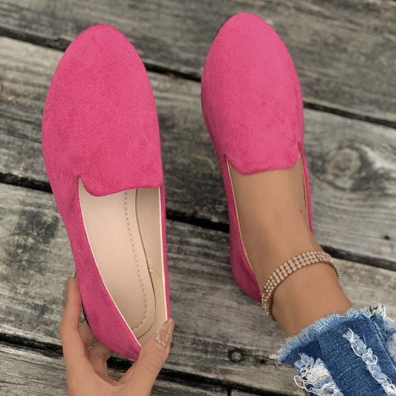 Women's Casual Solid Color Flat Shoes