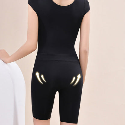 Women's Short Sleeve Bra Free Shapewear Bodysuit