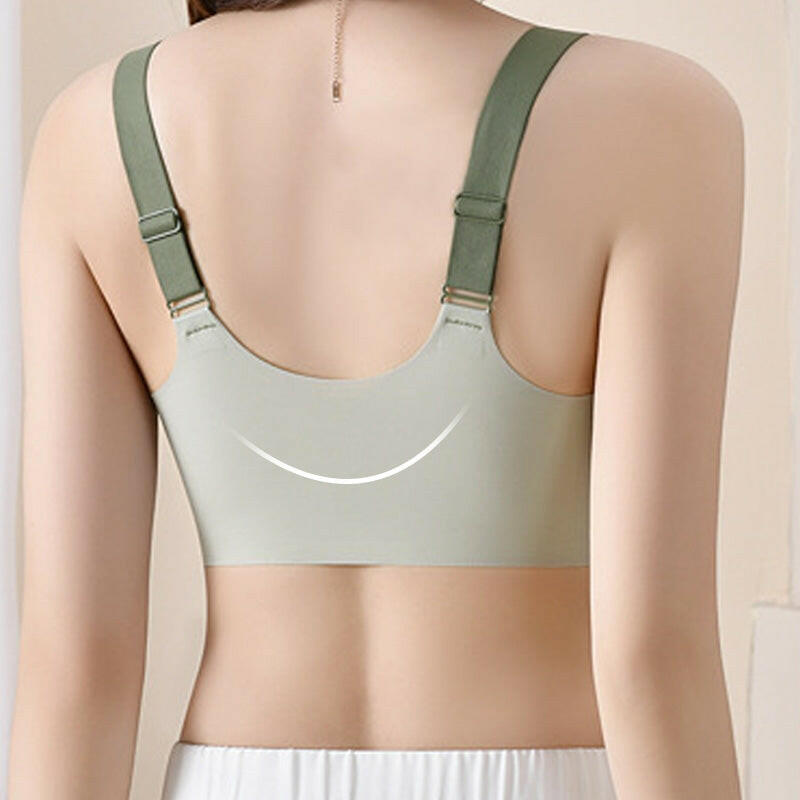 ✨LAST DAY SALE 50% OFF✨Color-Blocked Non-Marking Gathered Push-Up Bra