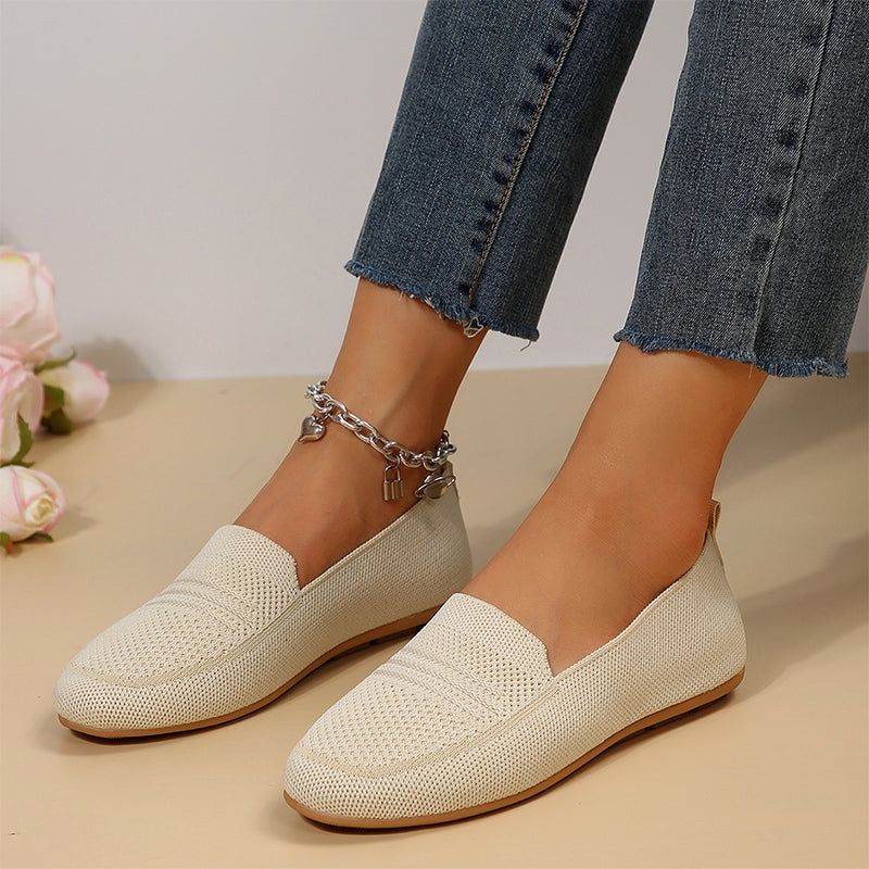 Women's Flat Soft Bottom Slip-On Casual Shoes