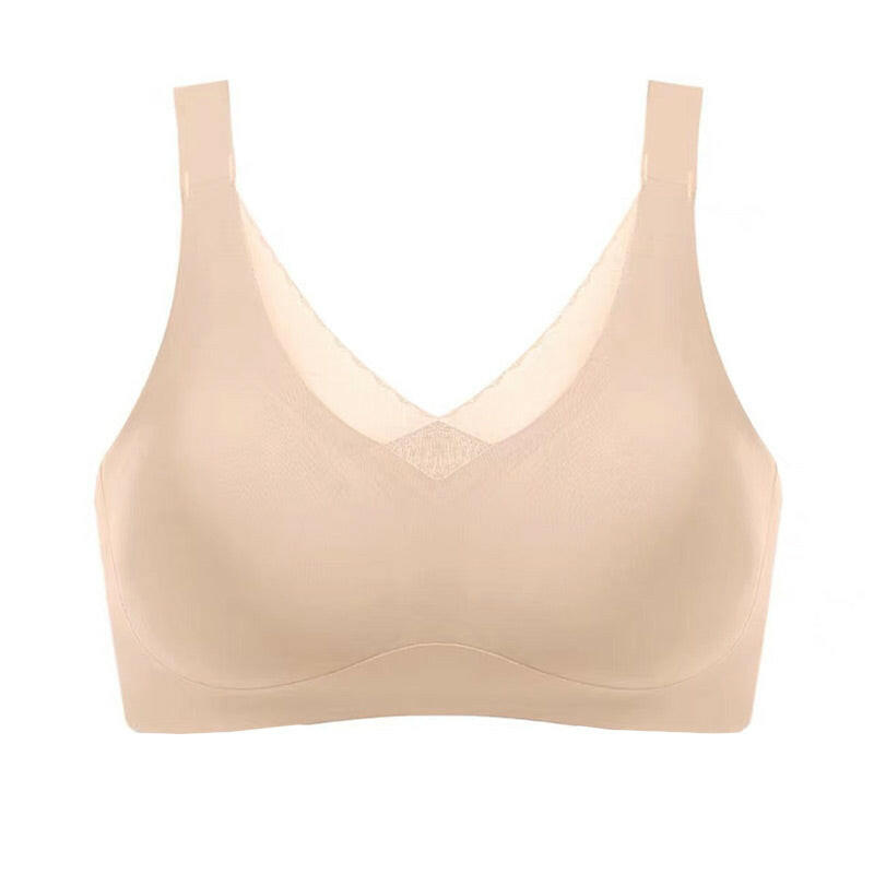 3D Stretchy Seamless Wireless Bra with Silicone Pads