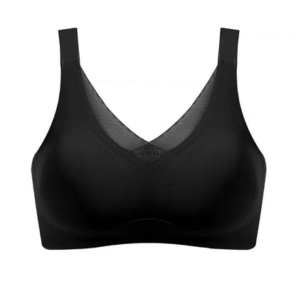 3D Stretchy Seamless Wireless Bra with Silicone Pads