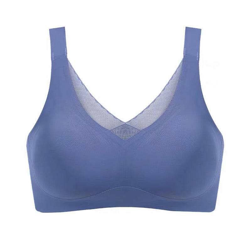 3D Stretchy Seamless Wireless Bra with Silicone Pads