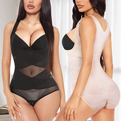 Women's Lightweight Mesh Yoga Bodysuit Shaper