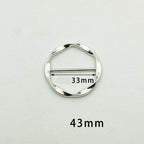 Fashion Silk Scarf  Brooch Buckle