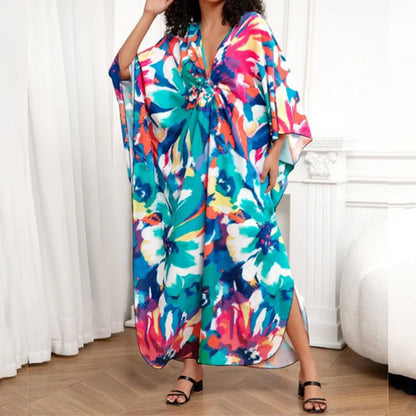 Women's Floral Print Maxi Dress