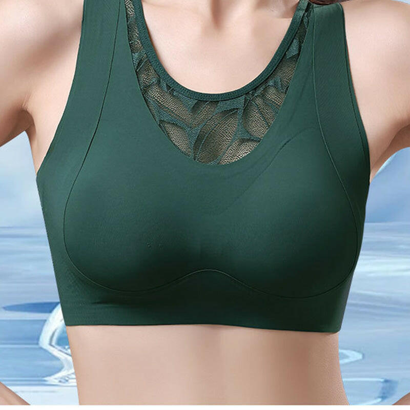 Buy One Get One Free 2pcs Wide Strap Wireless Lace Support Bras