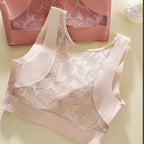 Buy One Get One Free 2pcs Wide Strap Wireless Lace Support Bras
